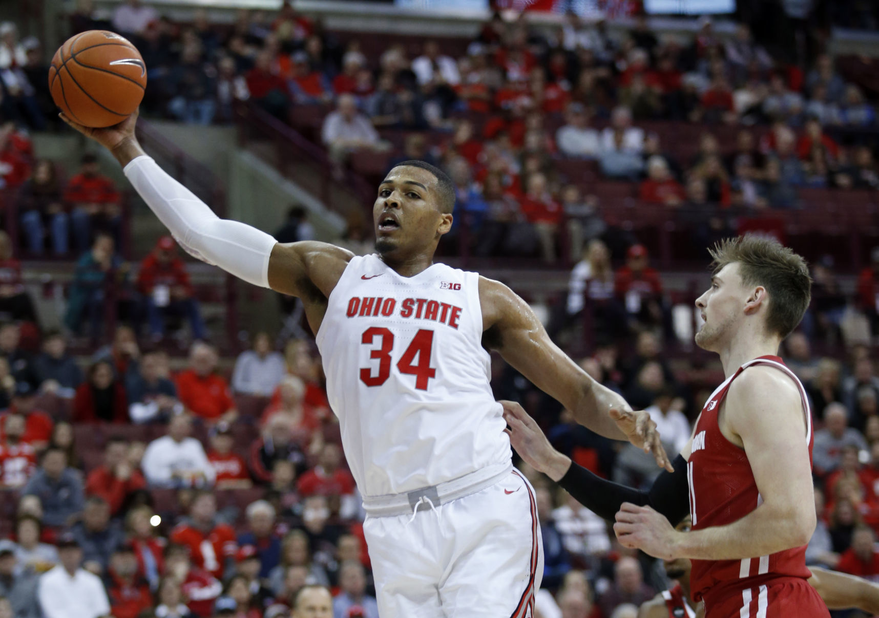 Badgers 61, Buckeyes 57